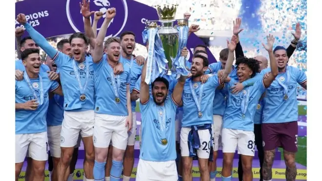 مانشستر سيتي توج بطلا للدوري الانجليزي