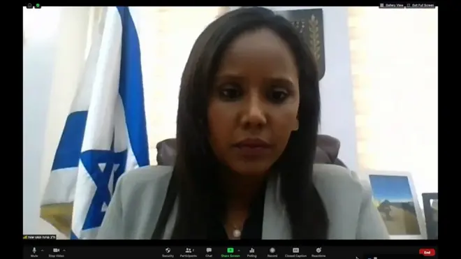 Jibba sanyummaa Israa'eel keessa jiru kan guutuu addnuyaatti gurraachotaarra gahuun wafakkaataa jetti dhalattuun Itoophiyaa yeroo jalqabaaf Ministira Israa'eel taate.