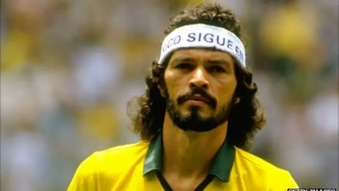 Socrates won 60 caps for his country and played in two World Cup finals