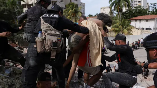 Hombre rescatado