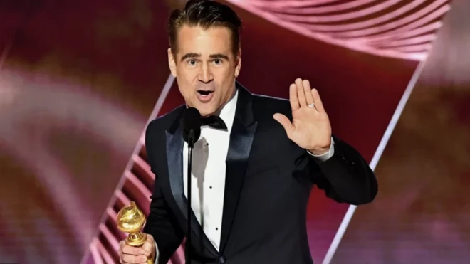 Colin Farrell'ın ödül konuşması