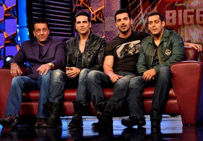 Sanjay Dutt, Akshay Kumar, John Abraham iyo Salman Khan
