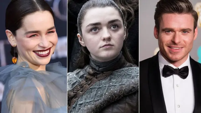 Эмилия Кларк, Мэйси Уильямс и Ричард Мадден