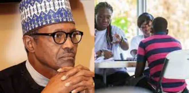 Aworan Buhari ati awọn akekọọ