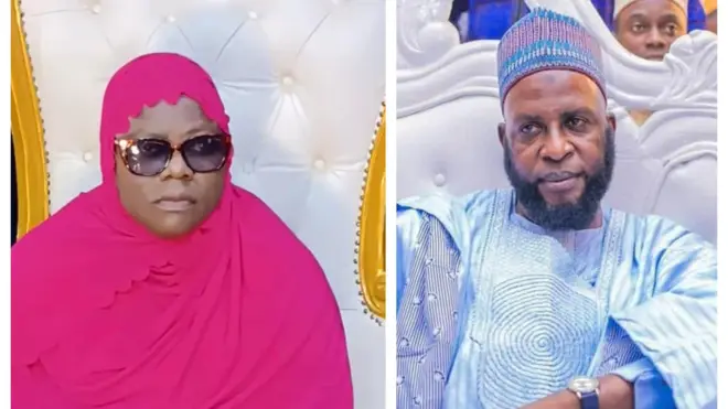 Aworan Alaaja Kafilat Kaola ati Alaaji Taofeek Akeugbagold