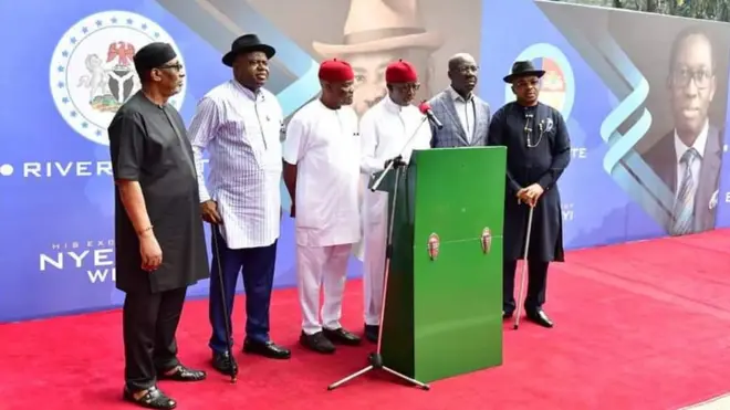 Cross section of South South Govnors