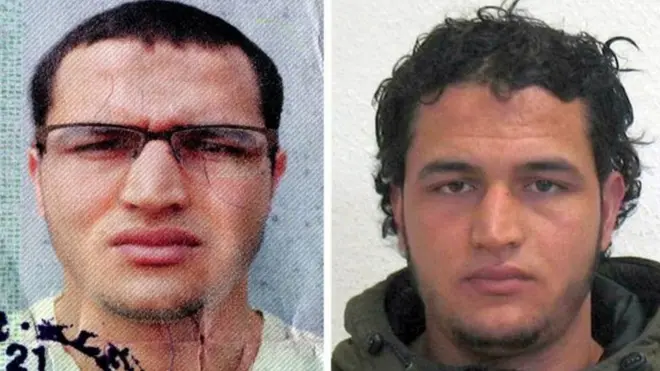 ජර්මානු රජය විසින් සැකකරු 'ආනිස් අම්රි'ගේ ඡායාරූප මාධ්‍යයට නිකුත් කරනු ලැබ තිබේ.