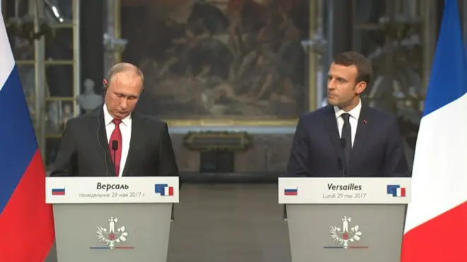 путін і макрон