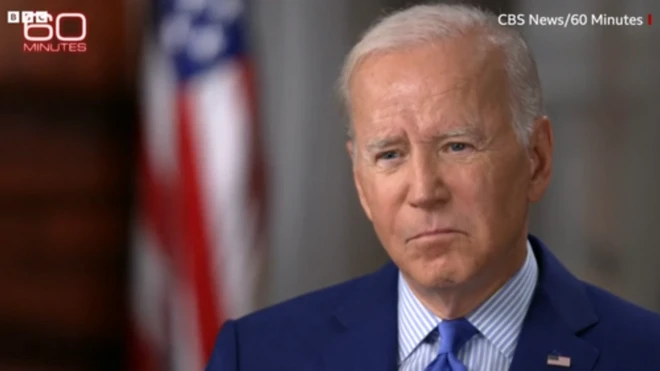 بايدن خلال مقابلة مع شبكة "سي بي إس نيوز"