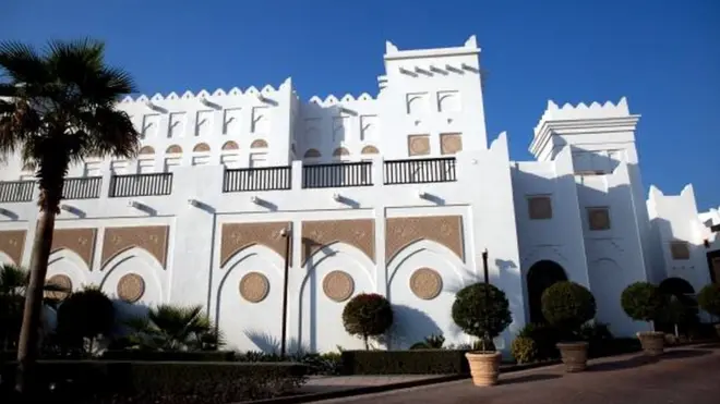 د شرق هوټل چې د طالبانو او امریکايي پلاوي ترمنځ د سولې خبرې همدلته روانې دي