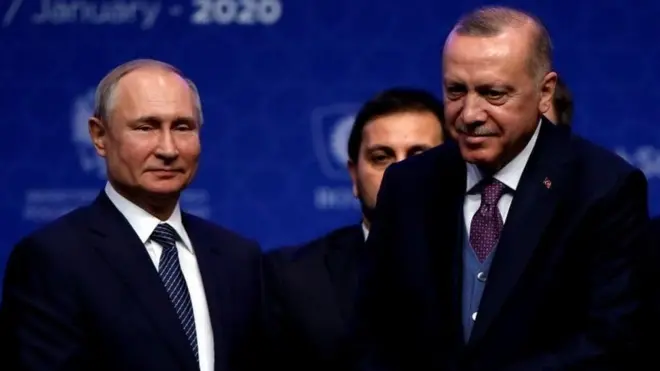 Pirezidaantii Raashiyaa Vilaadmir Puutinii fi kan Turkii Reeyis Taayib Erdohaan