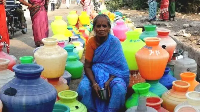 చెన్నైలో నీటి కష్టాలు