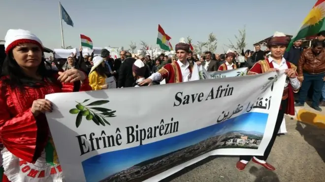 تركيا تعتبر سيطرة المليشيا الكردية على عفرين تهديدا لحدودها