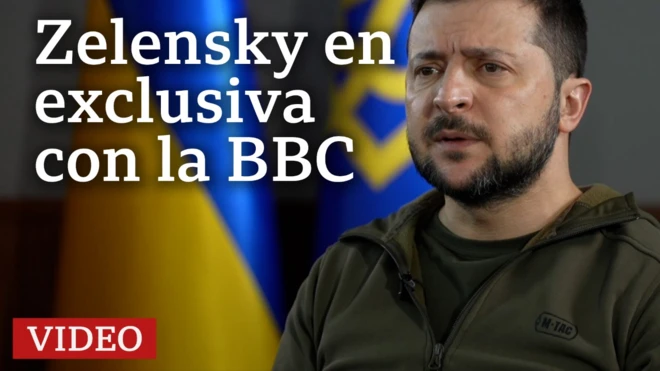 Zelensky en exclusiva con la BBC
