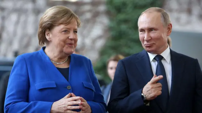 Merkel e Putin