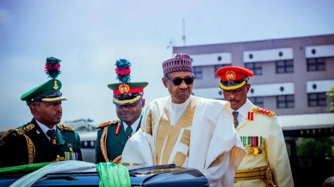 Nigeria president Muhammadu Buhari