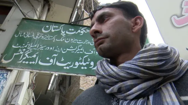 پاکستان کے زیرِ انتظام کشمیر کے سرحدی علاقے سے آئے ابرار احمد