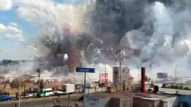 Explosión en México