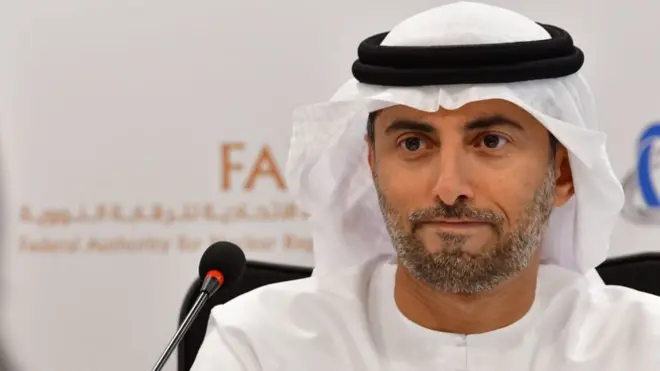 وزير الطاقة الإماراتي سهيل المزروعي: "جرى إنجاز 96 في المئة من المفاعل الأول في محطة "براكة" وهو الآن في المراحل النهائية قبل دخول الخدمة"