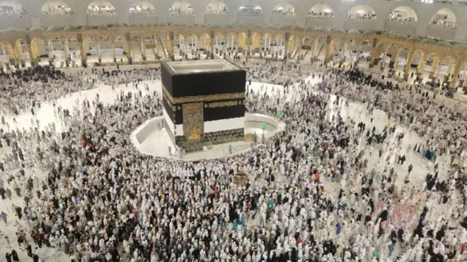 Jemaah haji pada 12 Juli lalu.