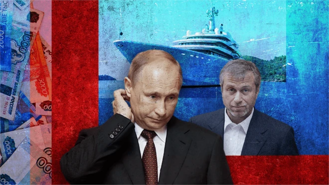 Vladimir Putin và Roman Abramovich