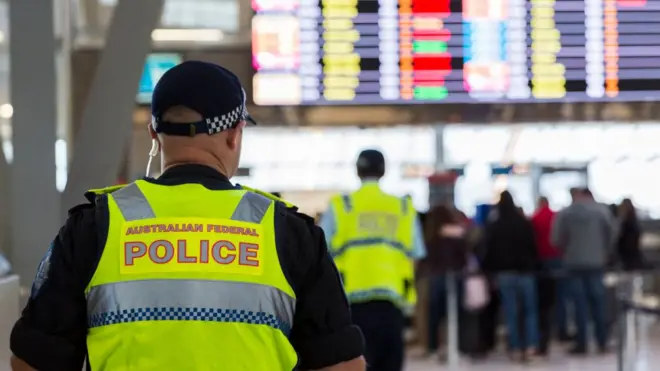 Australia's airports raised security measures following the arrests