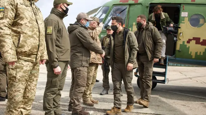 Зеленський на Донбасі