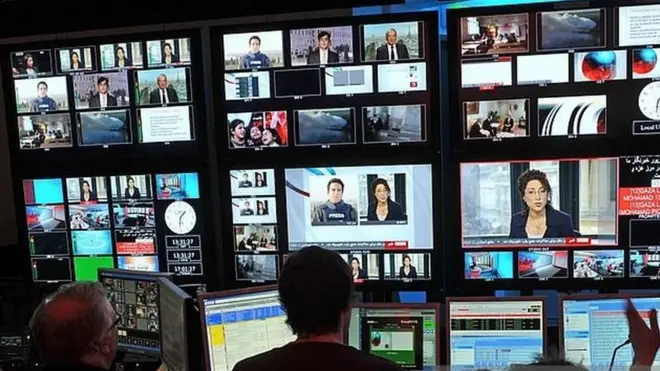 BBC波斯語網站，電視和廣播在伊朗被禁，為BBC工作在伊朗也是非法的。