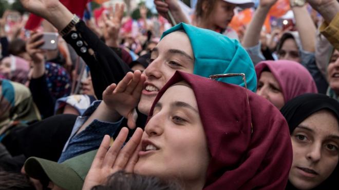 土耳其比较保守的选民支持埃尔多安总统连任