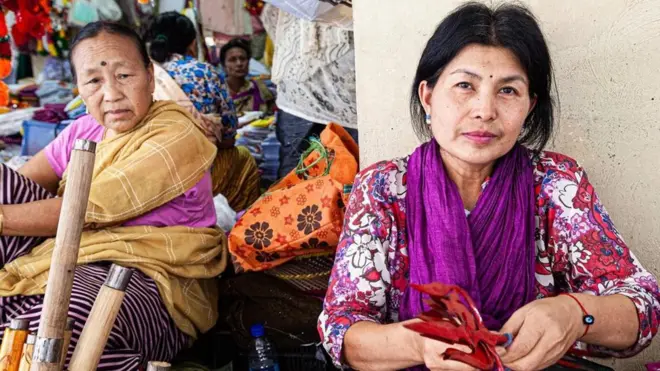 मणिपुर की राजधानी इंफाल का इमा कैथल या मदर्स मार्केट