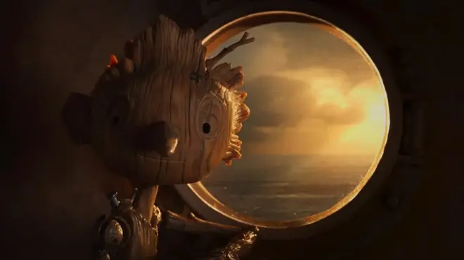 من فيلم "بينوكيو بحسب غييرمو ديل تورو" الذي تعرضه منصة نتفليكس