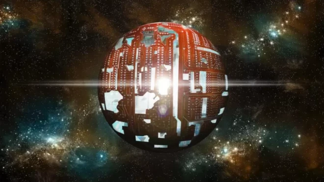 อารยธรรมประเภทที่ 1 อาจติดตั้งโครงสร้างยักษ์รอบดาวของตนเอง เพื่อดึงพลังงานจากห้วงอวกาศมาใช้