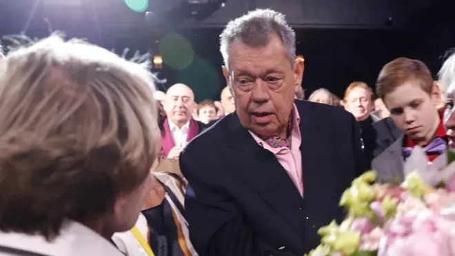 Николай Караченцев посетил 90-й юбилей родного театра Ленком 31 января 2017 года