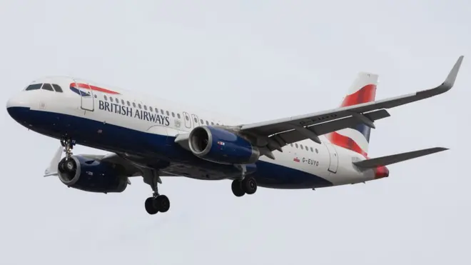 Самолет British Airways