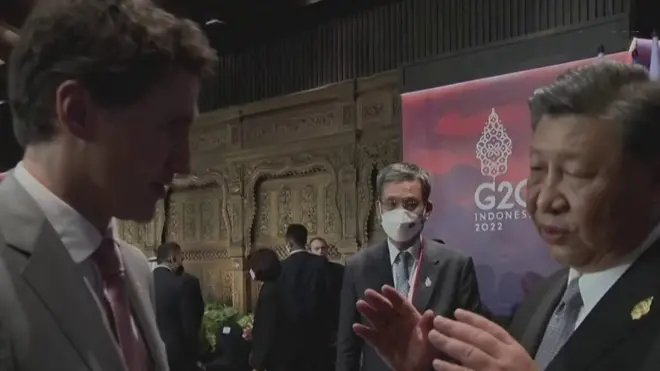 शी जिनपिंग और ट्रुडो