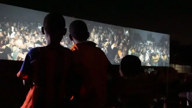 Projection lors du Fespaco 2017 à Ouagadougou