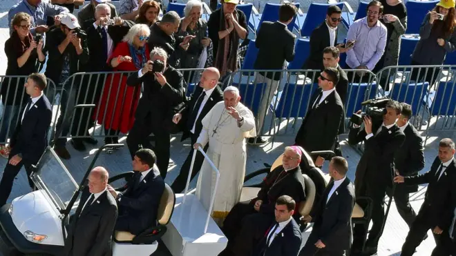 Папа римский с визитом в Грузии