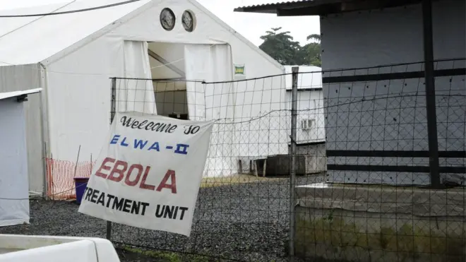 Centre de traitement d'Ebola au Libéria