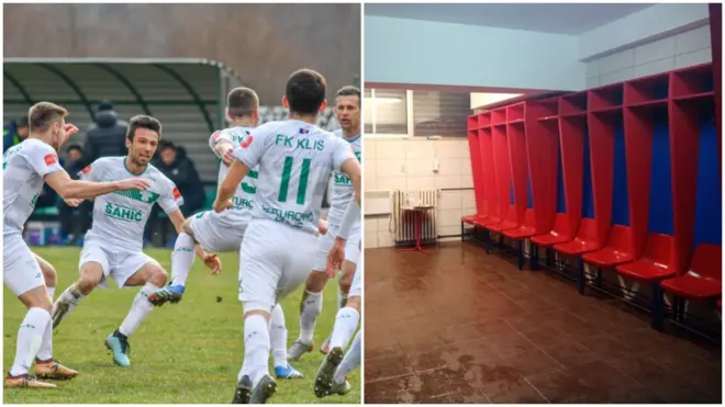 Fudbaleri FK Klis detaljno su očistili svlačionicu posle poraza od Borca iz Banja Luke.