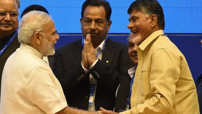 मोदी, नायडू