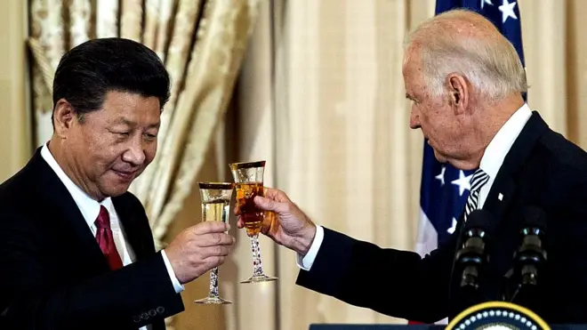 शी जिनपिंग, जो बाइडन