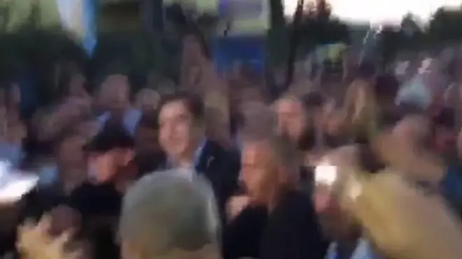 Саакашвили перешел украинскую границу