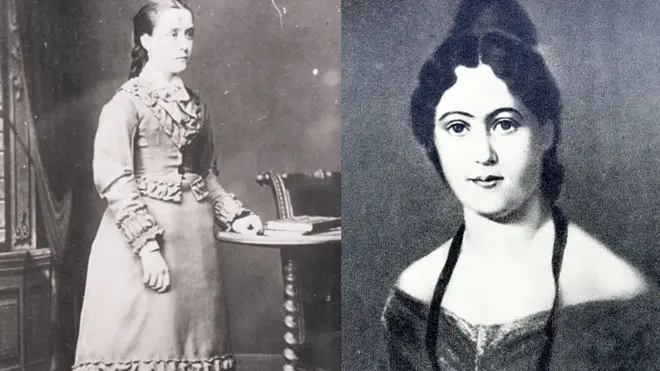 Helene Demuth (trái) làm hầu gái cho Jenny von Westphalen (phải) ở Đức và sau sang Anh sống cùng gia đình Jenny và Karl Marx cho đến lúc cuối đời
