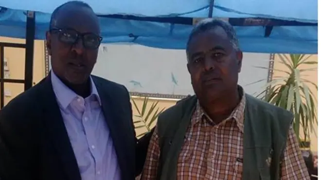 Axmed Sacid iyo Qoraa Axmed Farax Cali Idaaj