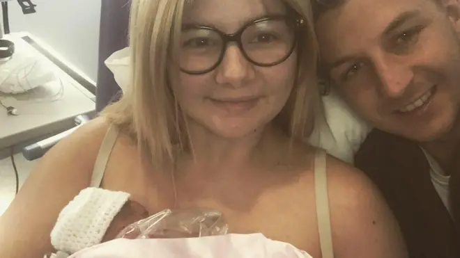 Baby Hallie was just 500g when she was born