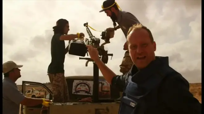 北アフリカのリビアでも過激派組織「イスラム国」（IS）に対する攻勢が強まっている。現地からBBCのクエンティン・サマービル記者がリポートする。