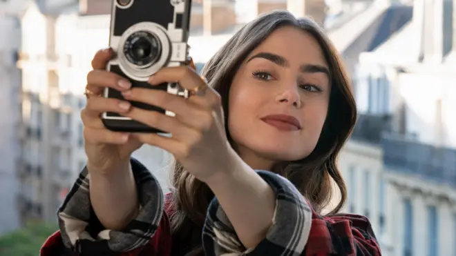 Lily Collins in Emily in Paris