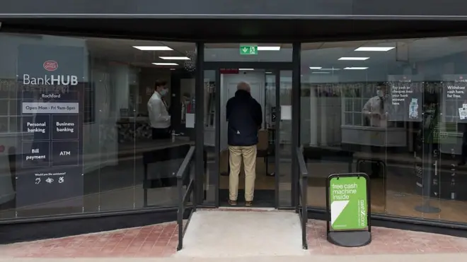 A general view of the new Bank Hub