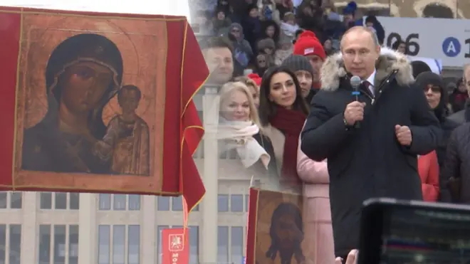 3 марта в Лужниках прошел митинг-концерт в поддержку Владимира Путина, организованный его предвыборным штабом.