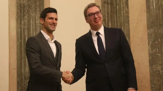 Novak Đoković i Aleksandar Vučić